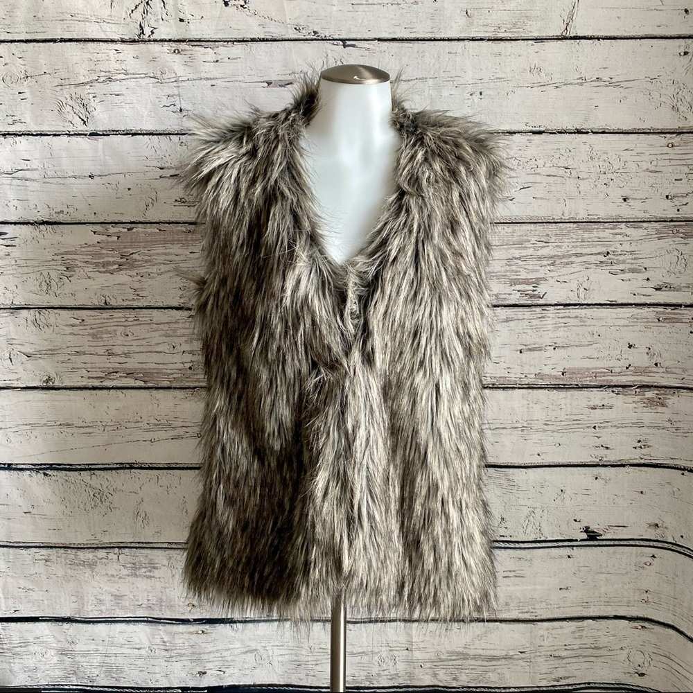 Nicole by Nicole Miller Furry vest